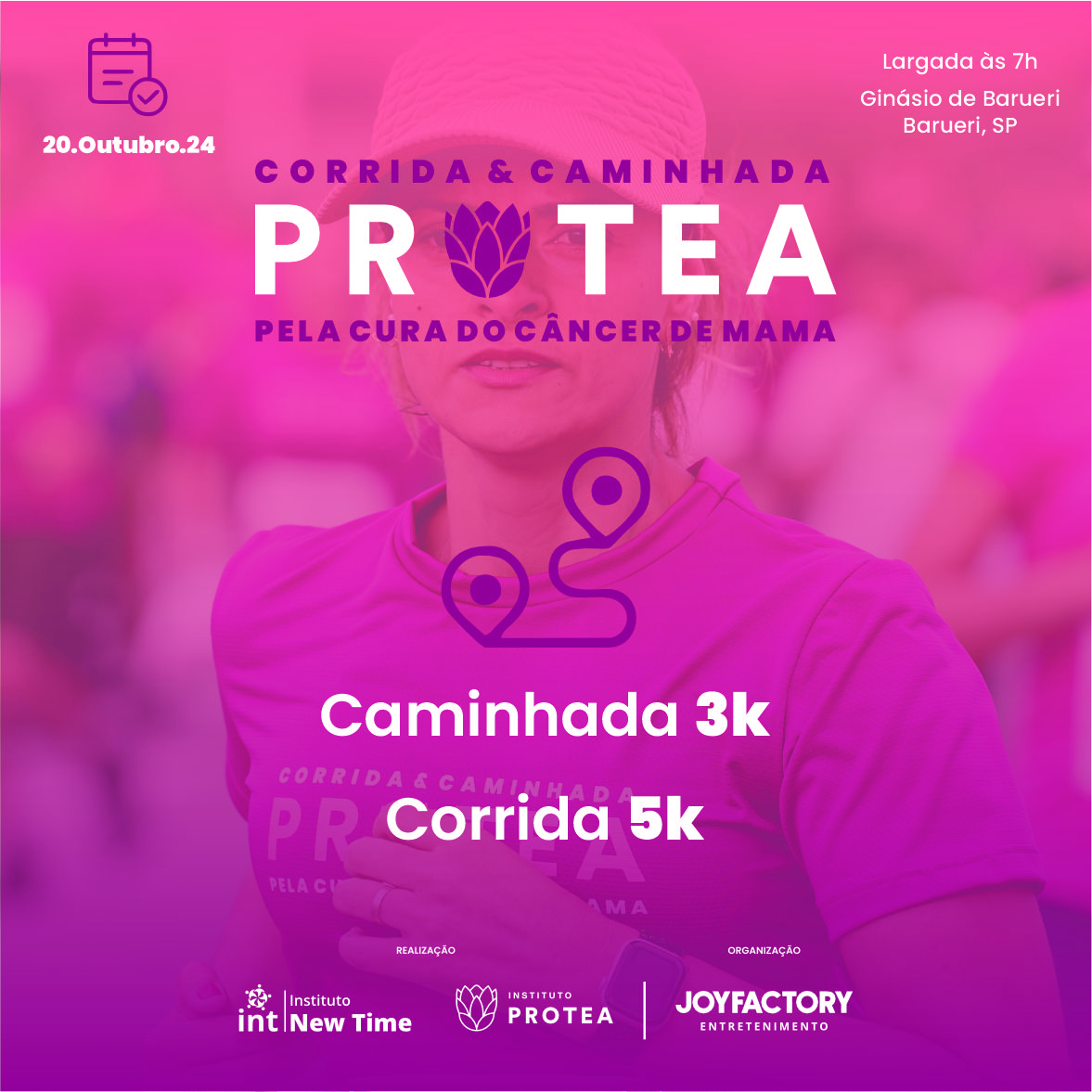 CORRIDA E CAMINHADA PROTEA